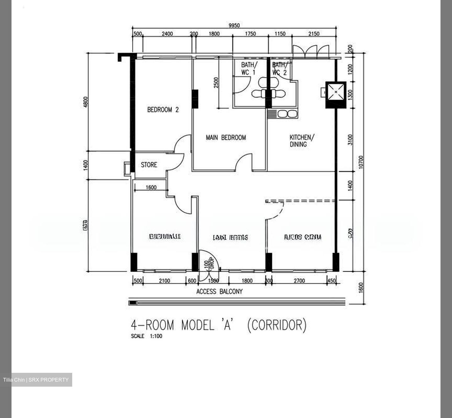 Blk 554 Hougang Street 51 (Hougang), HDB 4 Rooms #536060411
